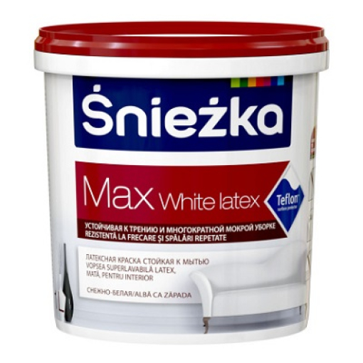 Краска белая Sniezka Max